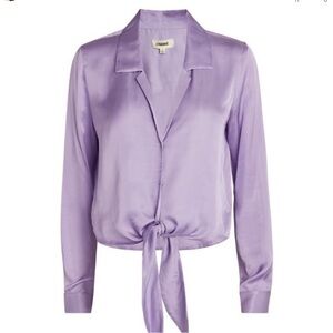 L’agence Lilac silk Blouse